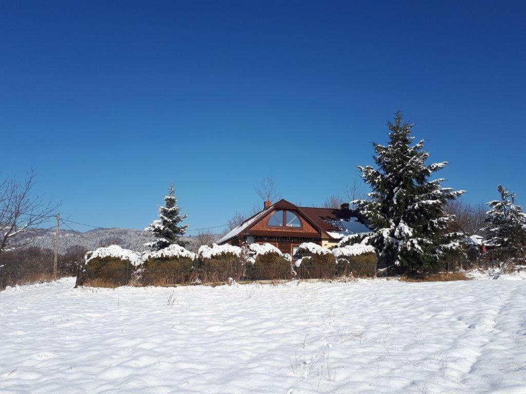 Dom Grabowa Z Sauna I Podgrzewanym Basenem Gilowice  Bagian luar foto